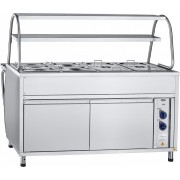 Мармит 2-х блюд Abat ПАТША ЭМК-70МШ паровой с тепловым шкафом, 2 полки