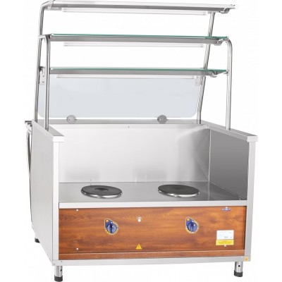 Мармит 1-х блюд Abat ПРЕМЬЕР ПМЭС-70Т, 3 полки, кашир. Мармит 1-х блюд Abat ПРЕМЬЕР ПМЭС-70Т, 3 полки, кашир.