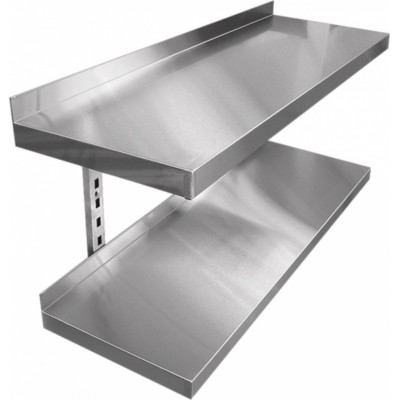 Полка настенная Abat ПН-3-3 вся нерж. Полка настенная Abat ПН-3-3 вся нерж.