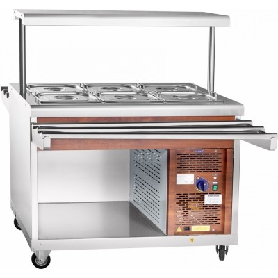 Прилавок холодильный Abat ПВВ(Н)-70ПМ-НШ откр., полка с подсветкой, кашир. Прилавок холодильный Abat ПВВ(Н)-70ПМ-НШ откр., полка с подсветкой, кашир.