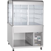 Прилавок-витрина холодильный Abat АСТА ПВВ(Н)-70КМ-С-НШ, вся нерж.