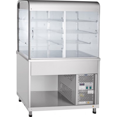 Прилавок-витрина холодильный Abat АСТА ПВВ(Н)-70КМ-С-НШ, вся нерж. Прилавок-витрина холодильный Abat АСТА ПВВ(Н)-70КМ-С-НШ, вся нерж.