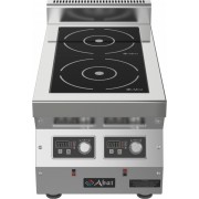 Плита индукционная 2-ух конфорочная Abat КИП-27Н-5,0
