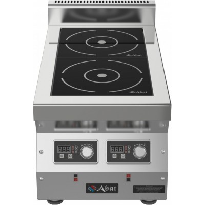 Плита индукционная 2-ух конфорочная Abat КИП-27Н-5,0 Плита индукционная 2-ух конфорочная Abat КИП-27Н-5,0