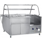 Мармит 1-х и 2-х блюд Abat ПАТША ЭМК-70МУ универс. паровой, 2 полки