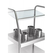 Прилавок для столовых приборов Abat АСТА ПСПХ-70КМ, столешница нерж.