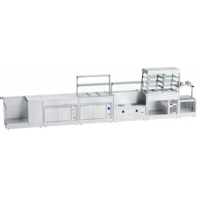 Прилавок холодильный Abat Hot line ПВВ(Н)-70Х-02-НШ, 2 стеклянные полки, съемный нерж. фасад Прилавок холодильный Abat Hot line ПВВ(Н)-70Х-02-НШ, 2 стеклянные полки, съемный нерж. фасад