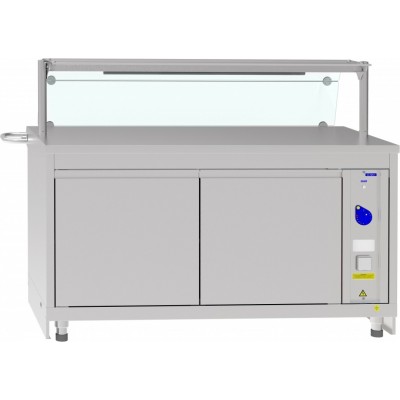 Прилавок-витрина тепловой Abat Hot line ПВТ-70Х-05, 1 стеклянная полка, съемный нерж. фасад Прилавок-витрина тепловой Abat Hot line ПВТ-70Х-05, 1 стеклянная полка, съемный нерж. фасад