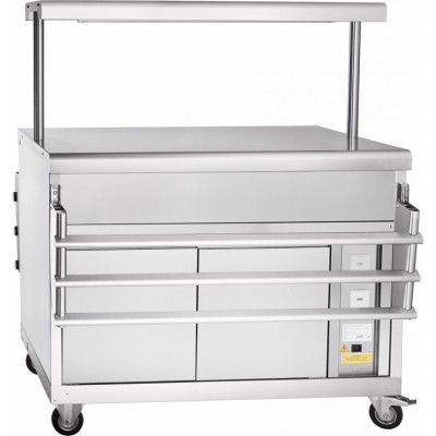 Прилавок для горячих напитков Abat передвижная ПГН-70ПМ, полка с подсветкой, откр., кашир. Прилавок для горячих напитков Abat передвижная ПГН-70ПМ, полка с подсветкой, откр., кашир.