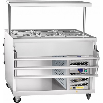 Прилавок холодильный Abat ПВВ(Н)-70ПМ-НШ откр., полка с подсветкой, кашир. Прилавок холодильный Abat ПВВ(Н)-70ПМ-НШ откр., полка с подсветкой, кашир.