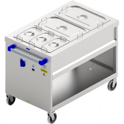 Электрический мармит Abat передвижная серия ЭМП-70, полка с бортом Электрический мармит Abat передвижная серия ЭМП-70, полка с бортом