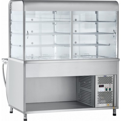 Прилавок-витрина холодильный Abat ПАТША ПВВ(Н)-70М-С-НШ саладэт закрыт. Прилавок-витрина холодильный Abat ПАТША ПВВ(Н)-70М-С-НШ саладэт закрыт.