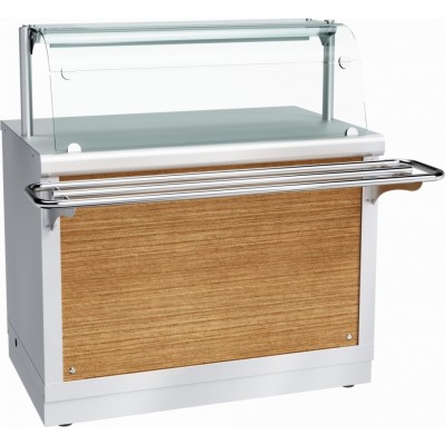 Прилавок-витрина тепловой Abat Hot line ПВТ-70Х-04, 1 стеклянная полка, съемный нерж. фасад Прилавок-витрина тепловой Abat Hot line ПВТ-70Х-04, 1 стеклянная полка, съемный нерж. фасад