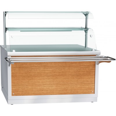 Прилавок для горячих напитков Abat Hot line ПГН-70Х-05, 2 стеклянные полки, вся нерж. Прилавок для горячих напитков Abat Hot line ПГН-70Х-05, 2 стеклянные полки, вся нерж.