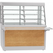 Прилавок-витрина тепловой Abat Hot line ПВТ-70Х-01, съемный нерж. фасад