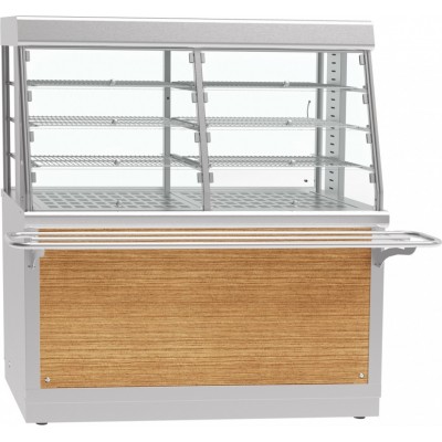 Прилавок-витрина тепловой Abat Hot line ПВТ-70Х-01, съемный нерж. фасад Прилавок-витрина тепловой Abat Hot line ПВТ-70Х-01, съемный нерж. фасад