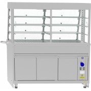 Прилавок-витрина тепловой Abat Hot line ПВТ-70Х-01, съемный нерж. фасад
