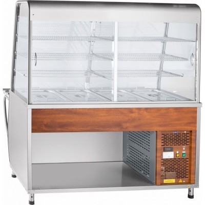 Прилавок-витрина холодильный Abat ПРЕМЬЕР ПВВ(Н)-70Т-С-01-НШ саладэт закрыт., кашир. Прилавок-витрина холодильный Abat ПРЕМЬЕР ПВВ(Н)-70Т-С-01-НШ саладэт закрыт., кашир.