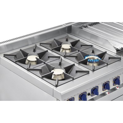 Газовая плита 4-х горелочная Abat ПГК-49П 900 серия Газовая плита 4-х горелочная Abat ПГК-49П 900 серия