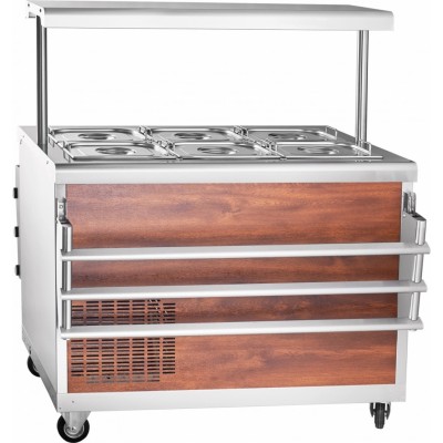 Прилавок холодильный Abat ПВВ(Н)-70ПМ-НШ откр., полка с подсветкой, кашир. Прилавок холодильный Abat ПВВ(Н)-70ПМ-НШ откр., полка с подсветкой, кашир.