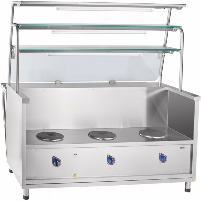 Мармит 1-х блюд Abat ПРЕМЬЕР ПМЭС-70Т-01, 3 полки Мармит 1-х блюд Abat ПРЕМЬЕР ПМЭС-70Т-01, 3 полки