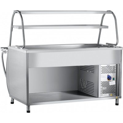 Прилавок холодильный Abat ПАТША ПВВ(Н)-70М-01-НШ открытый, 2 полки Прилавок холодильный Abat ПАТША ПВВ(Н)-70М-01-НШ открытый, 2 полки