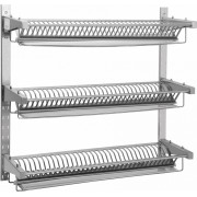 Полка для сушки тарелок Abat ПСТ-3, 110 тарелок, вся нерж.