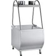 Прилавок для столовых приборов Abat ПАТША ПСП-70М, вся нерж.