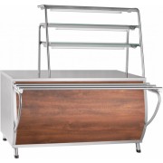 Прилавок для горячих напитков Abat ПРЕМЬЕР ПГН-70Т-01, 3 полки, кашир.