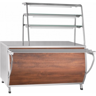 Прилавок для горячих напитков Abat ПРЕМЬЕР ПГН-70Т-01, 3 полки, кашир. Прилавок для горячих напитков Abat ПРЕМЬЕР ПГН-70Т-01, 3 полки, кашир.