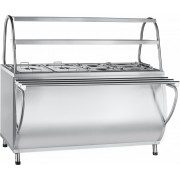 Мармит 2-х блюд Abat ПАТША ЭМК-70МШ паровой с тепловым шкафом, 2 полки