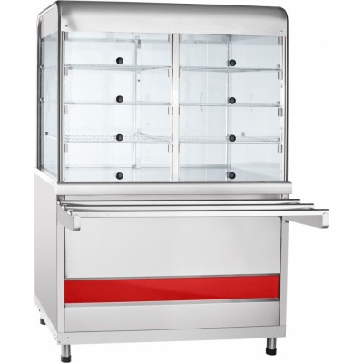 Прилавок-витрина нейтральная Abat АСТА ПВН-70КМ, 3 полки, столешница нерж. Прилавок-витрина нейтральная Abat АСТА ПВН-70КМ, 3 полки, столешница нерж.