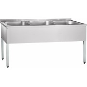 Ванна моечная цельнотянутая 3-х секц. Abat 600 серия ВМП-6-3-5 РЧ