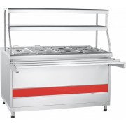 Мармит 2-х блюд Abat АСТА ЭМК-70КМ-01 паровой, 2 подогреваемые полки