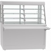 Прилавок-витрина тепловой Abat Hot line ПВТ-70Х-01, съемный нерж. фасад