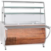 Прилавок холодильный Abat ПРЕМЬЕР ПВВ(Н)-70Т-01-НШ открытый, 3 полки, кашир.
