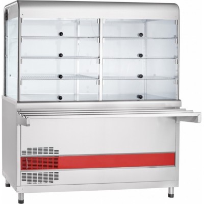 Прилавок-витрина холодильный Abat АСТА ПВВ(Н)-70КМ-С-01-ОК саладэт закрыт., кашир. Прилавок-витрина холодильный Abat АСТА ПВВ(Н)-70КМ-С-01-ОК саладэт закрыт., кашир.