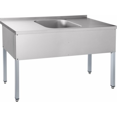Стол для мойки овощей Abat СМО-6-4 РЧ каркас крашен. Стол для мойки овощей Abat СМО-6-4 РЧ каркас крашен.
