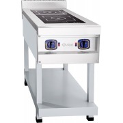 Плита индукционная 2-х конфорочная Abat КИП-2П крашеная подставка