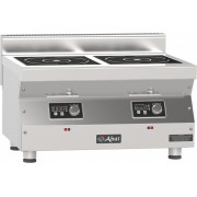 Плита индукционная 2-ух конфорочная Abat КИП-25Н-5,0