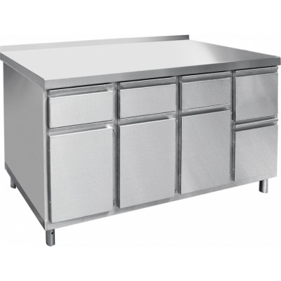 Стол для кофемашины Abat СКМ-7-2 вся нерж. Стол для кофемашины Abat СКМ-7-2 вся нерж.