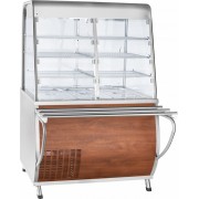 Прилавок-витрина холодильный Abat ПРЕМЬЕР ПВВ(Н)-70Т-С-НШ саладэт закрыт., кашир.