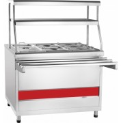 Мармит 2-х блюд Abat АСТА ПМЭС-70КМ-60, 2 полки, столешница нерж.