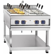 Электроварка кухонная двойная Abat ЭВК-90/2П 12хGN-1/6 (перфорированные, без крышки) вся нерж.