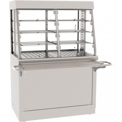 Прилавок-витрина тепловой Abat Hot line ПВТ-70Х, 1120 мм, съемный нерж. фасад Прилавок-витрина тепловой Abat Hot line ПВТ-70Х, 1120 мм, съемный нерж. фасад