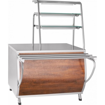 Прилавок для горячих напитков Abat ПРЕМЬЕР ПГН-70Т, 3 полки, кашир. Прилавок для горячих напитков Abat ПРЕМЬЕР ПГН-70Т, 3 полки, кашир.