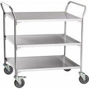 Тележка сервировочная Abat ТС-80, 3 полки,вся нерж.