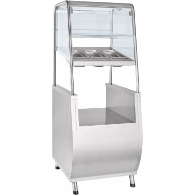 Прилавок для столовых приборов Abat ПРЕМЬЕР ПСПХ-70Т с хлебницей, вся нерж. Прилавок для столовых приборов Abat ПРЕМЬЕР ПСПХ-70Т с хлебницей, вся нерж.