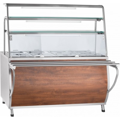 Мармит 2-х блюд Abat ПРЕМЬЕР ЭМК-70Т-01 паровой, 3 полки, кашир. Мармит 2-х блюд Abat ПРЕМЬЕР ЭМК-70Т-01 паровой, 3 полки, кашир.