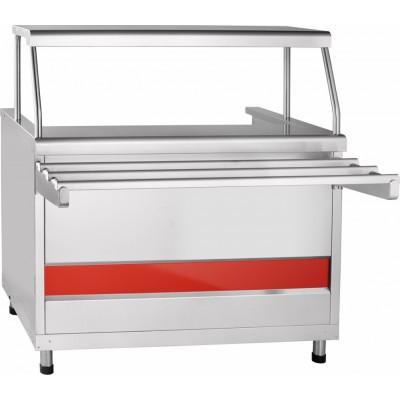 Мармит 1-х блюд Abat АСТА ПМЭС-70КМ, 2 полки, столешница нерж. Мармит 1-х блюд Abat АСТА ПМЭС-70КМ, 2 полки, столешница нерж.